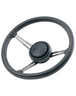 OMIX OE Leather Grip Steering Wheel Kit for 76-95 Jeep CJ & Wrangler YJ