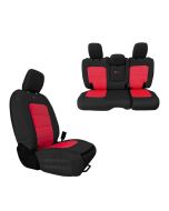 BARTACT 2018-22 JEEEP JLU FRONT SEAT COVERS-RED