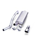 Borla 14728 T-304 Stainless Steel Cat-Back System for 97-99 Jeep Wrangler TJ with 2.5L I-4 & 4.0L I-6 Engines
