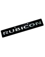 RUBICON LOGO ON BLACK LICENSE PLATE