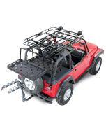 BESTOP TAILGATE RACK W/TRAY 87-06 WRANGLER (07KIT)