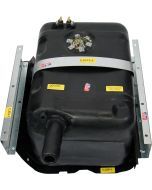 MTS 0050XL Polyethylene 21 Gallon Fuel Tank with Complete Installation Kit for 72-77 Jeep CJ with factory 15 Gallon Tank