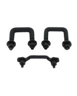 Kentrol  Stainless Steel Windshield Tie Down Kit for 55-86 Jeep CJ