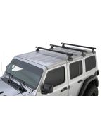Rhino-Rack  3-Bar Backbone Roof Rack with Quick Mount Legs for 18-19 Jeep Wrangler Unlimited JL 4-Door w/ Hardtop