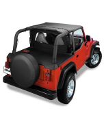 BESTOP COMBO 03-06TJ W/OE SFT TP BLK DIAM  (07KIT)