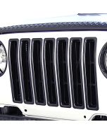 Rugged Ridge  Grille Inserts  for 97-06 Jeep Wrangler TJ & Unlimited