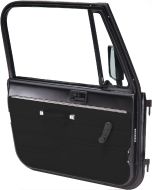 Seatz Manufacturing 78680L-20V Interior Door Panel in Cinder for 82-95 Jeep CJ & Wrangler YJ Driver Side Full Steel Door
