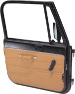 Seatz Manufacturing 78680L-43V Driver Side Interior Door Panel in Spice for 82-95 Jeep CJ & Wrangler YJ with Full Steel Doors