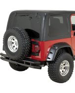 Rugged Ridge  Double Tube Rear Bumper with Hitch for 87-06 Jeep Wrangler YJ & TJ