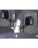 Crown Automotive  Modern Style Mirror Set for 87-06 Jeep Wrangler YJ & TJ with Half Doors & 94-06 Jeep Wrangler YJ, TJ & Unlimited with Full Doors