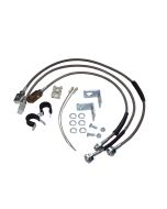 Crown Automotive RT31015 Stainless Steel Brake Hose Kit for 87-06 Jeep Wrangler YJ & TJ; 84-01 Cherokee XJ and 93-98 Grand Cherokee ZJ 