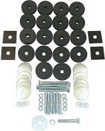 OMIX 12201.01 OE Body Mount Kit for 41-63 MB, GPW, CJ-2A, M38, CJ-3A & CJ-3B