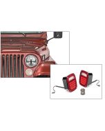 Quadratec  Gen II LED Headlights & LED Tail Light Kit for 76-86 Jeep CJ-5 & CJ-7