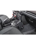 Quadratec  Quick Disconnect Universal CB Radio Mount for 18-22 Jeep Wrangler JL & Gladiator JT