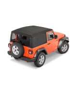 Mopar  Black Twill Soft Top Kit for 18-24 Jeep Wrangler JL 2-Door