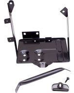 Rugged Ridge 11214.01 Battery Tray Kit in Black for 76-86 Jeep Wrangler CJ