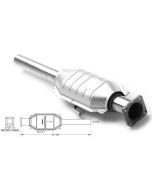 Magnaflow 23225 49 State Direct Fit Catalytic Converter for 87-90 Jeep Wrangler YJ with 4.2L Engine