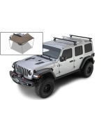 Rhino-Rack  2-Bar Backbone Roof Rack with Quick Mount Legs for 18-20 Jeep Wrangler JL Unlimited with Hardtop