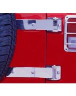 Kentrol  Stainless Steel Tailgate Hinges for 07-18 Jeep Wrangler JK