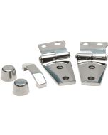 Rampage Products 87466 Complete Hood Kit in Polished Stainless for 07-18 Jeep Wrangler JK