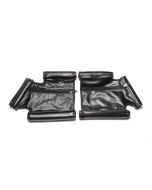 Warrior Products  Warrior Rear Door Padding Kit in Black for 07-20 Jeep Wrangler JL, JK Unlimited & Gladiator JT