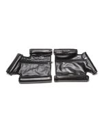 Warrior Products Warrior Rear Door Padding Kit in Black for 07-20 Jeep Wrangler JL, JK Unlimited & Gladiator JT