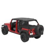 BESTOP COMBO MESH SAF W/EXT 07-09 JK 4D TPOFF BLK