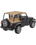 BESTOP COMBO HEADER SAFARI 97-02 TJ HARDTOP SPICE