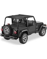BESTOP COMBO DRILL SAFARI 97-02 TJ HARDTOP BLK