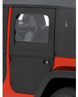 Bestop 5179935 2-Piece Rear Doors in Black Diamond for 07-18 Jeep Wrangler Unlimited JK 4 Door