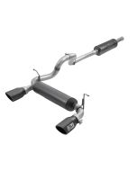 aFe Power 49-38066-B Rebel Series 2.5" 304 Stainless Steel Cat Back Exhaust System in Black for 18-21 Jeep Wrangler JL Unlimited