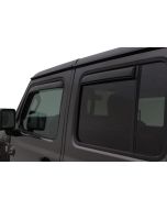 AVS 194811 Window Deflector Ventvisor In-Channel in Smoke (4 Piece) Set  for 18-22 Jeep Wrangler JL Unlimited & Gladiator JT