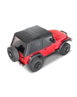 TREKTOP NX 97-06 TJ W/UPPER DOORS BLACK DIAM   KIT