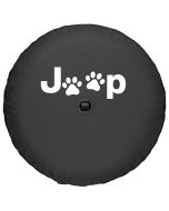 Boomerang Enterprises  Jeep Paw Print Logo Tire Cover for 18-21 Jeep Wrangler JL