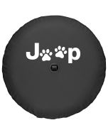 Boomerang Enterprises  Jeep Paw Print Logo Tire Cover for 18-21 Jeep Wrangler JL