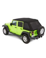 Bestop Trektop NX Glide Twill Soft Top for 07-18 Jeep Wrangler JK 4 Door
