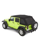 Bestop  Trektop NX Glide Twill Soft Top for 07-18 Jeep Wrangler JK 4 Door