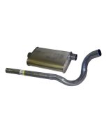 Crown Automotive J5362725 Muffler Assembly for 79-86 Jeep CJ-5, CJ-7 with AMC 2.5L, 4.2L & 5.0L Engines