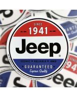 Jeep Merchandise  Since 1941 Jeep Superior Quality Sticker 