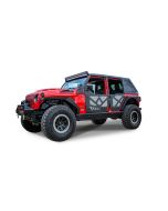 DV8 Offroad  Aluminum Half Doors with Screens for 18-24 Jeep Wrangler JL & Gladiator JT
