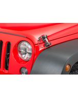 DV8 Offroad  Hood Hold Downs with Turnbuckles for 07-18 Jeep Wrangler JK