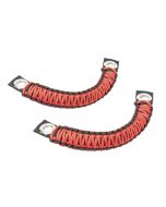 Quadratec  550 Paracord Headrest Grab Handle Pair for 18-20 Jeep Wrangler JL & Gladiator JT