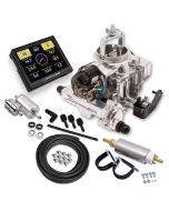 Holley 550-858K Sniper EFI BBD Carburetor Master Kit in Chrome for 71-86 CJ  Jeep Vehicles with 258c.i. 6cyl