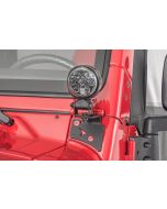 J.W. Speaker 6149233 A-Pillar Light Mounts for 97-06 Jeep Wrangler TJ & Unlimited