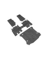 Mopar  Floor Liner Slush Mat with Tire Tread Pattern Kit for 12-13 Jeep Wrangler Unlimited JK