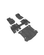 Mopar  Floor Liner Slush Mat with Tire Tread Pattern Kit for 14-18 Jeep Wrangler Unlimited JK