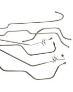 Classic Tube JE1037SS Pre-Formed Stainless Steel Brake Line Kit for 45-50 Jeep CJ-2A