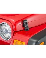 Kentrol  Stainless Steel Hood Latch Set for 97-06 Jeep Wrangler TJ & Unlimited