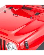 Kentrol  Stainless Steel Hood Set for 98-06 Jeep Wrangler TJ & Unlimited