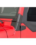 Kentrol  Stainless Steel Windshield Hinge Set for 97-06 Jeep Wrangler TJ & Unlimited